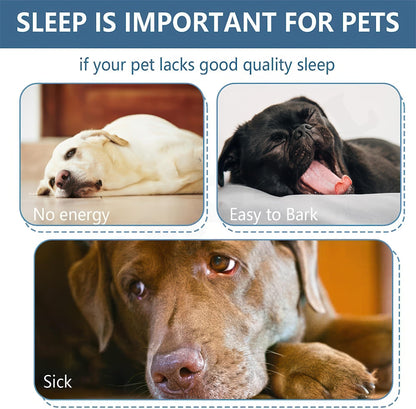 MiawP 2-in-1 Convertible Cat Bed – Water-Resistant Plush Pet Bed with Non-Slip Base (Grey, Small)